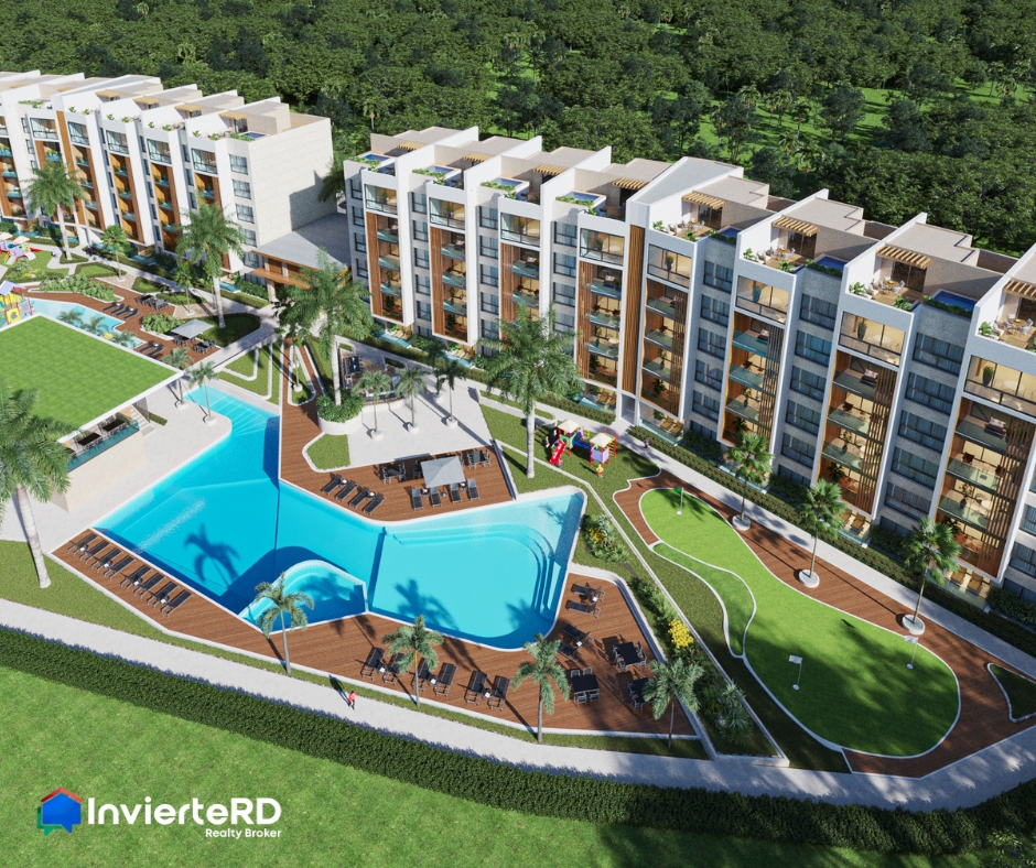 Apartamentos en construcción en Cap Cana